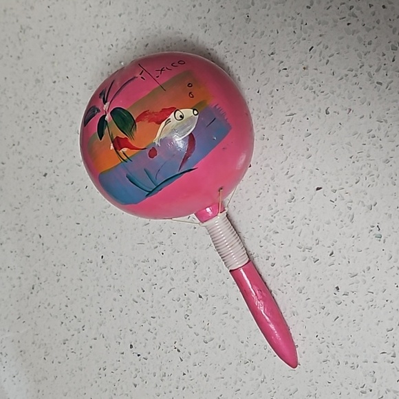 🪇Hand Painted Maraca from Mexico🪇 - Picture 1 of 11